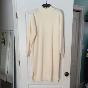 Cream Sweater Dress
